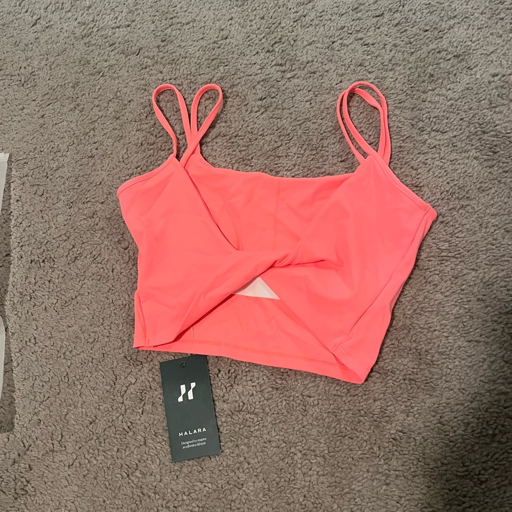 HALARA Coral Double Strap Crop Top